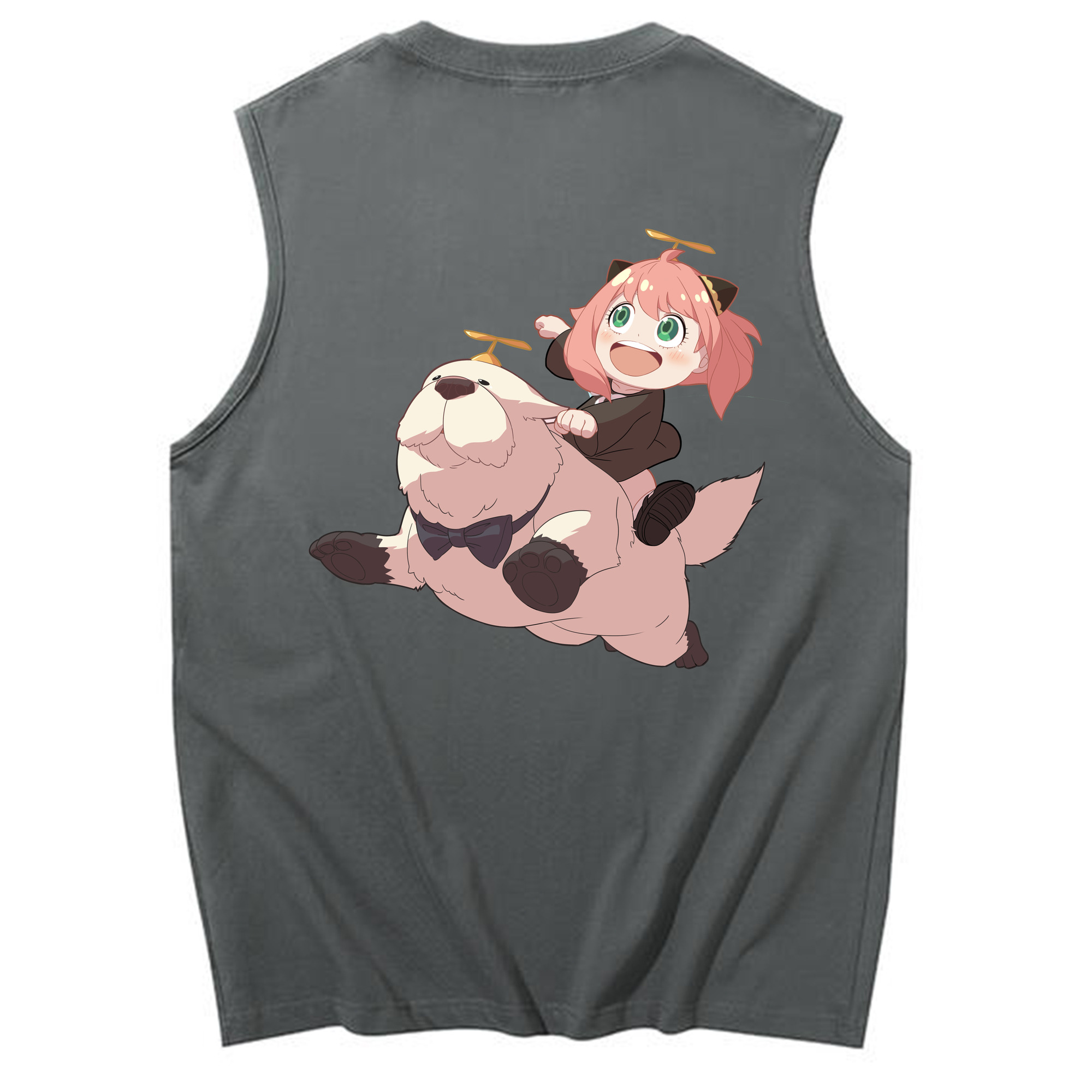 （画像用） SPY×FAMILY间谍家家酒 コットン100％タンクトップ（背面プリント）
